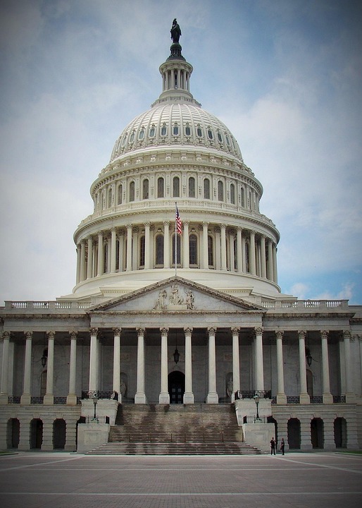 The US capitol building